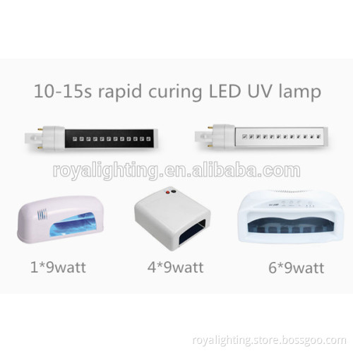 New Arrived LED Lamp for Nail art Dryer Replacement , LED UV Gel curing Top Light